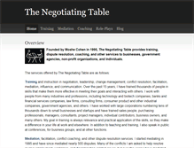 Tablet Screenshot of negotiatingtable.com